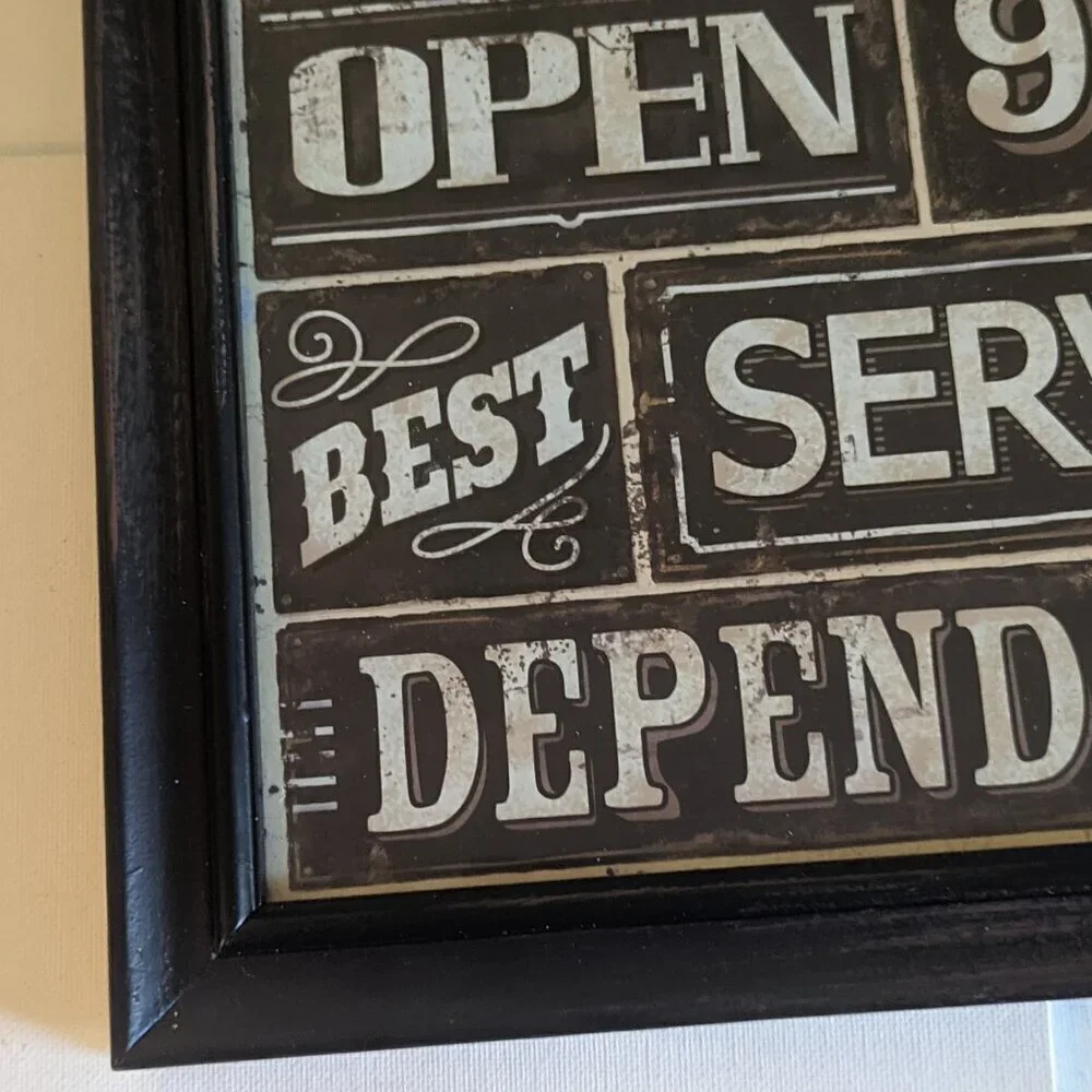 NWT Victorian Advertising 'Stamps 5c Open 9 to 5' Home Wall Decor Michael's NEW - Picture 3 of 8